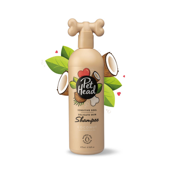 Pet Head Sensitive Soul Dog Conditioner Coconut Scent Conditioner For Dogs With Sensitive Skin Professional Grooming Vegan PhNeutral Gentle Formula For Puppies Made In Usa 84 Fl Oz