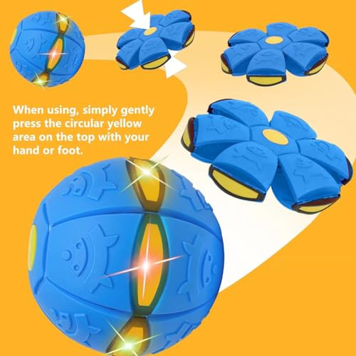 Changexinyue 2In1 Dual Form Freely Switchable Magic Bouncing Ball Toy With Six Light Suitable For Indoor and Outdoor