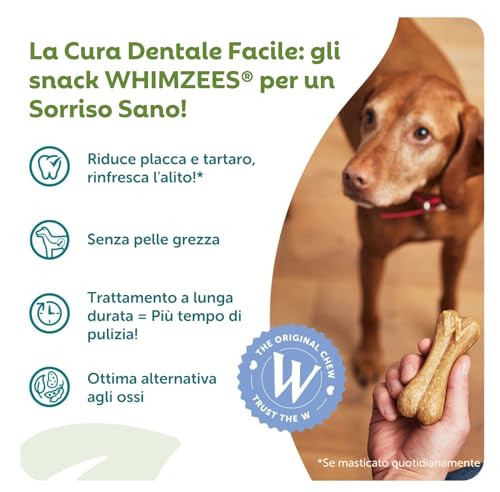 Whimzees Rice Bone Dog Chew Treat One Size Multicolored