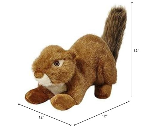 Fluff and Tuff Squeakerless Red Squirrel