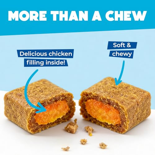 Okk Bi Probiotics For Dogs Chews 300Pcs Digestive Gut Health and Diarrhea Support Us Formula With Dog Probiotics Enzymes and Natural Ingredients Crunchy and Creamy Chicken