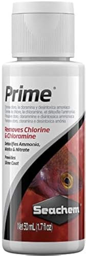 Seachem Prime 50Ml Emergency Ammonia And Nitrite Neutralizer For Saltwater Aquariums