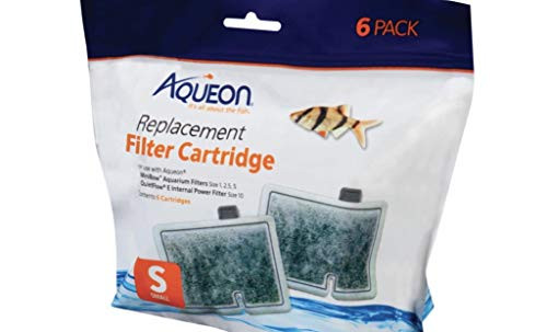 Aqueon Filter Cartridge Small/6 Pk Aquarium Filter Cartridge 6 Count