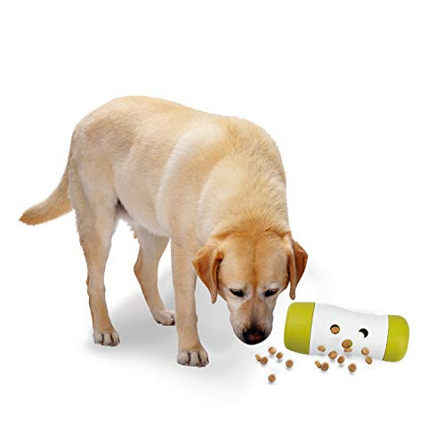 All For Paws Dog Treat Roll Interactive Dog Treat Dispenser Durable Dog Chew Toy Balland Tooth Cleaning Toy
