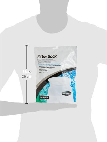 Seachem Laboratories 1552 Filter Sock 100 Micron 175 X 405 Cm White