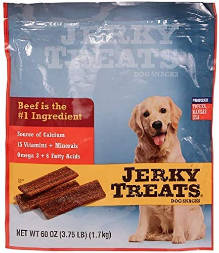 Jerky Treats Tender Strips Dog Snacks Beef 60 Oz 375 Lbs JerkyHl Jerky7Q 60 Oz