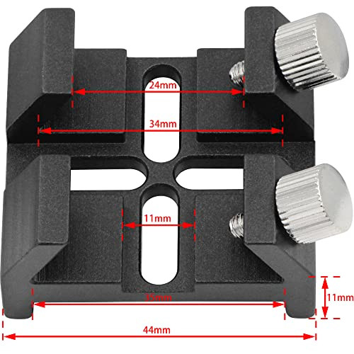 Tydeux Red Dot Finderscope Bundle With Universal Dovetail Base