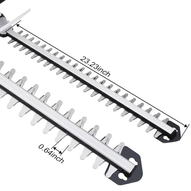 LIGO 7.2V Hedge Trimmer Battery Powered, Lightweight Cordless Trimmers, 2 in 1 1500mAh Multi-Perspective Adjusted Electric Grass Shears for Garden Ar.N KX7.2VG001(Grass Shear)