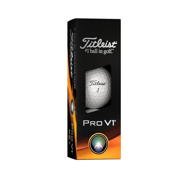 Titleist Golf Pro V1 Rct 3Balls White