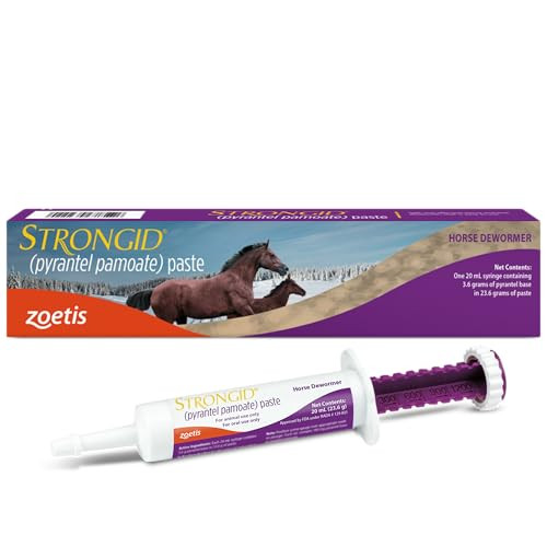 Strongid Paste Pyrantel Pamoate Dewormer For Horses BroadSpectrum Parasite Control 20 Ml Syringe