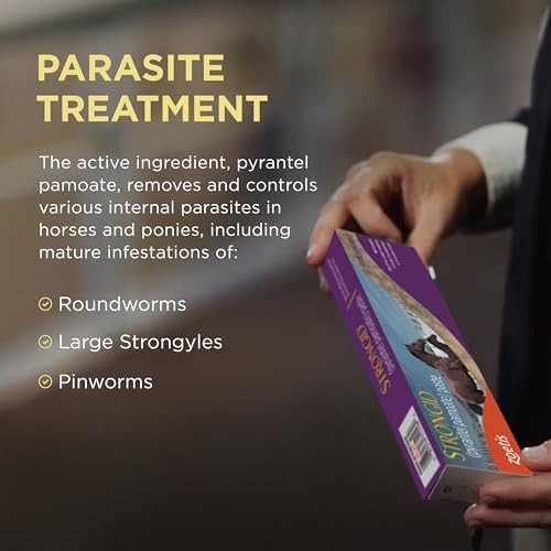 Strongid Paste Pyrantel Pamoate Dewormer For Horses BroadSpectrum Parasite Control 20 Ml Syringe