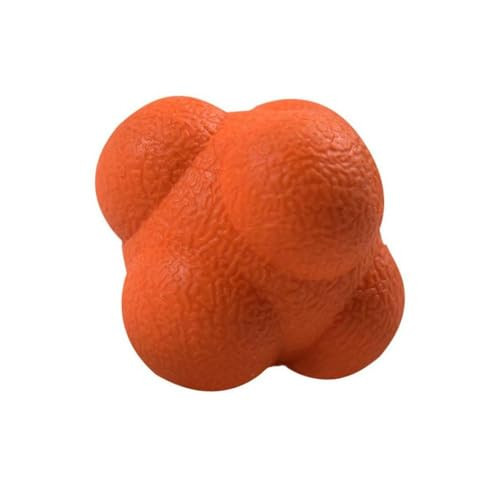 Airlaxer Reaction Ball Reflex Ball For Hand Eye Coordination Training Pack Of 3Orange 283 Inch Blue Yellow