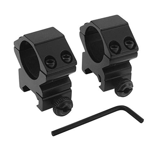 Tydeux 1/254Mm Scope Rings For Weaver And Picatinny Rail Pack Of 2