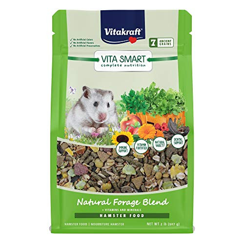 Vitakraft Wholesome Vita Smart Hamster Food Probiotics Fruits And Vegetables Fortified With Vitamins And Minerals 2 Lbs