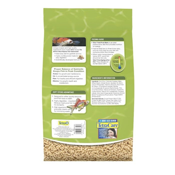 Tetra Pond Sticks Pond Fish Food For Goldfish And Koi 37 Lbs