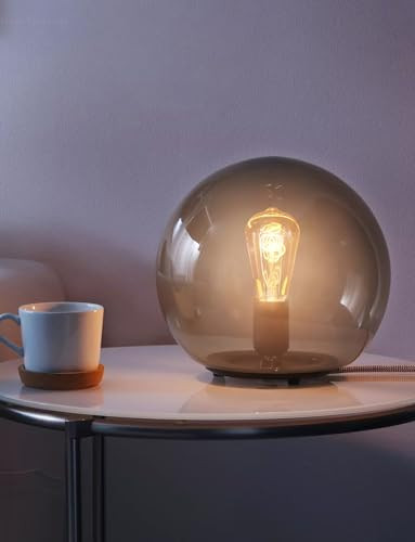 Torchstar Led Vintage Edison Bulbs 45W St64 Led Light Bulb Dimmable Amber E26 Base Antique Squirrel Cage Bulbs Decorative Light Bulbs For Pendant Light Floor Lamps 2000K Soft Warm Pack Of 6