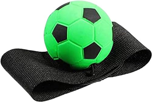 Jjlfresheners Wrist Ball Rubber Sport Ball With Wrist Strap And String Rebound Bouncy Balls Wrist Rebound On Elastic String Exercise Play