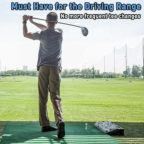 The Golfer Store Adjustable Golf Tees Essential Accessories For Men Unbreakable and Durable No Need To Repeatedly Pick Up 3 Pack White