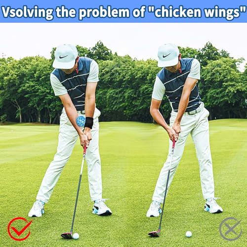 The Golfer Store Smart Ball Golf Training Aid Golf Swing Trainer Ball Practical Training Aid For Golf Intelligent Ball For Beginner Posture Training Golf Wrist Strap Training Ball