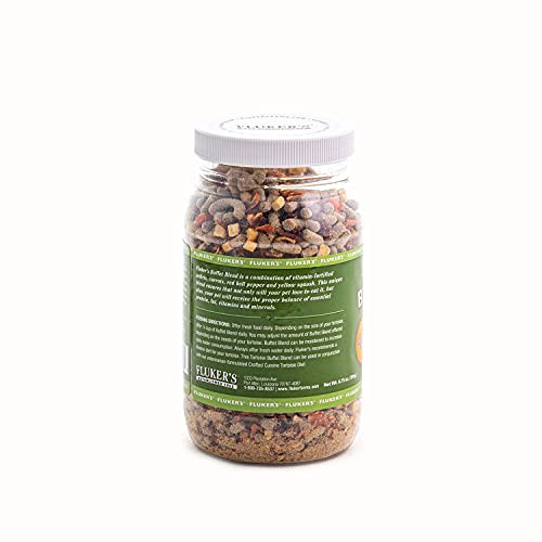 FlukerS Buffet Blend Tortoise Diet Veggies With Fortified Pellets 675 Oz
