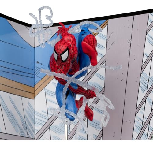 Mcfarlane Toys Marvel SpiderMan 110Th Scale Collectible With Scene The Amazing SpiderMan 302