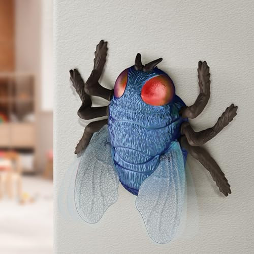 Terra By Battat Rc Fly Blue Bottle Fly Remote Control Insect Climbing Wall Bug 5 Years +