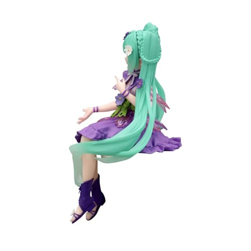 Thunder Tech Hatsune Miku Flower Fairy Cosmos Purple Ver Noodle Stopper Figure