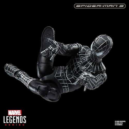 Marvel Legends Series SpiderMan SpiderMan 3 Collectible 6 Inch Action Figure With Symbiote Accessories