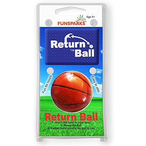Funsparks Ball Basketball Fun Single Player Toy For Indoor Or Outdoor Play Wrist Rebound Ball Fun For Friends And Family Great As A Or A Present Improve Coordination And Reaction Time