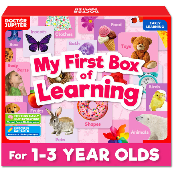 Doctor Jupiter My First Box Of Learning Toys For Toddlers Ages 123 Toddler Learning and Educational Activities For 1+ Year Old Boys and Girls Ideas For Birthdays