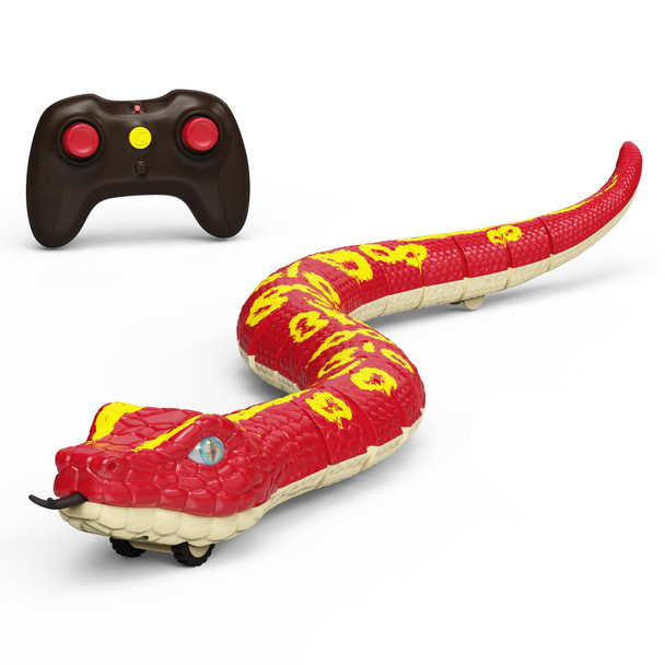 Terra By Battat Rainbow Boa Infrared Remote Control Snake With Light Up Eyes Electronic Animal Toy And Playset For Kids Realistic Reptile Fun And Interactive 6+ Years