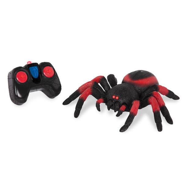Terra By Battat Remote Control Tarantula For Kids With Led Eyes Realistic Spider Toy With Moving Legs Fast Speed and 360 Spin Blue Rc Animal For Boys and Girls 6+ Years