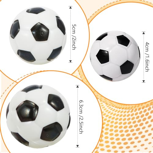 Urspasol 12 Pack Mini Soccer Stress Balls 2 Inch Small Sports Balls Soft Foam Soccer Squeeze Balls For Party Decor Favors Gifts School Rewards Anxiety Relief Hand Exercise