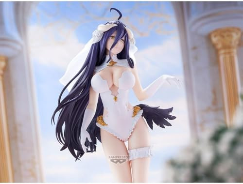 Thunder Tech Overlord Albedo Wedding Ver Glitter and Glamours Figure