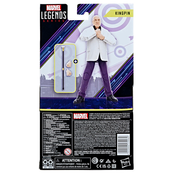 Marvel Legends Series Kingpin Hawkeye Collectible 6Inch Action Figures Ages 4 And Up