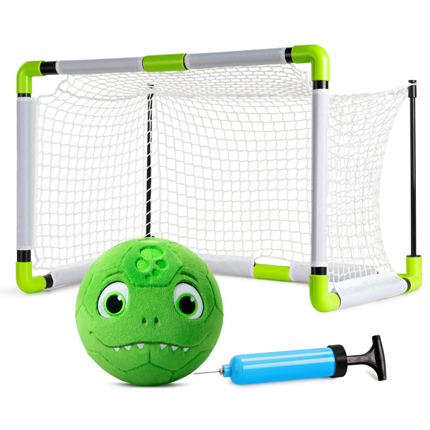 Vangebow Silent Indoor Soccer Balls For Toddlers 13 Inflatable Soft Plush Baby Toddler Soccer Ball Toys Gifts For Kid 35 Year Old Boy First Birthday Dinosaur Pump Include