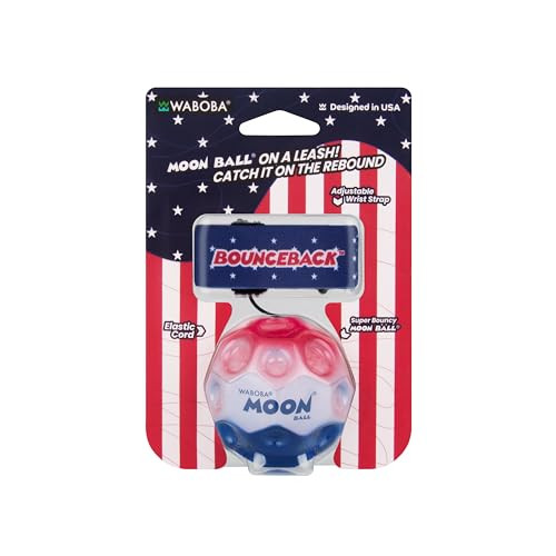 Waboba Bounceback Returning Stars And Stripes Hyper Bouncy Balls Extreme Bounce And Fun Super High Bouncing Ball For Active Play And Outdoor Games