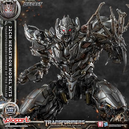 Yolopark Megatron Transformers Toys Revenge Of The Fallen Action Figure Diecast Version Amk Pro Series 866 Inch Highly Articulated Transformers Model Kit For Ages 15 And Up No Converting