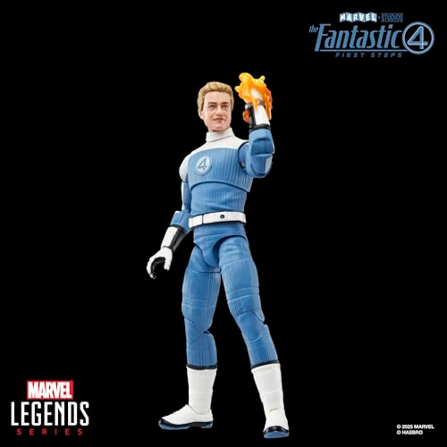 Marvel Legends Series Johnny Storm The Fantastic Four First Steps Movie Collectible 6 Inch Action Figure Toy