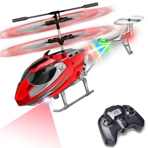 Terramus Rc Helicopter Remote Control Helicopter With Light Fixed Height OneTouch Takeoff Indoor Rc Airplanes Ideal Party Gifts For Boys And Girls