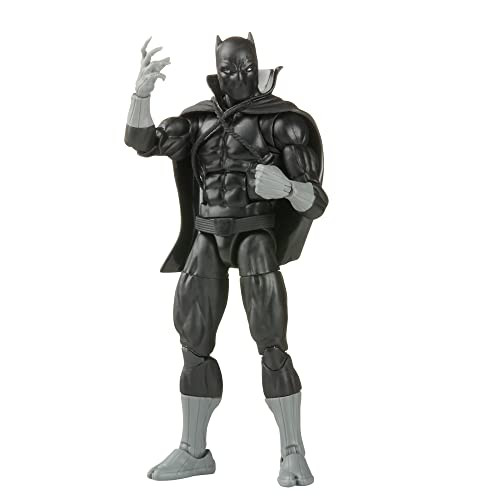 Marvel Legends Series Classic Comics Black Panther 6Inch Action Figure Toy 2 Accessories 1 BuildAFigure Part