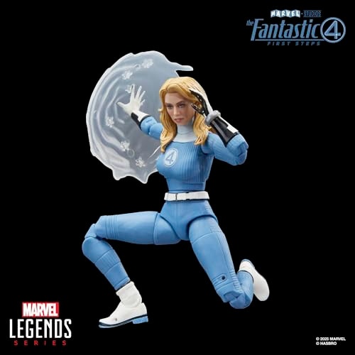 Marvel Legends Series MarvelS Invisible Woman The Fantastic Four First Steps Sue Storm Movie Collectible 6 Inch Action Figure Toy 20 Plus Points Articulation Includes 3 Accessories Shield Fx Ages 4 Plus