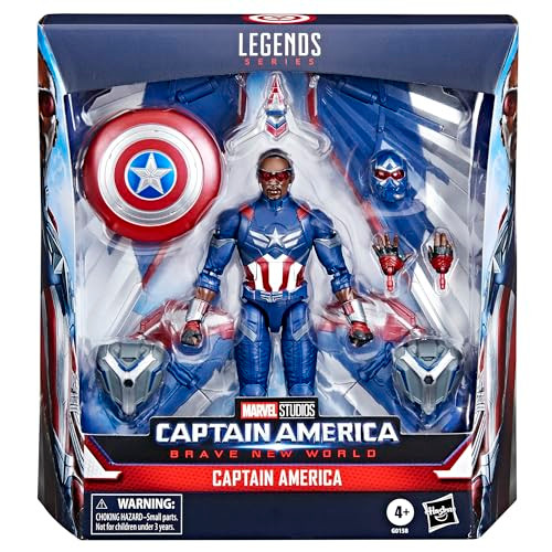 Marvel Legends Series Captain America Collectible Captain America Brave World Deluxe 6 Inch Action Figure