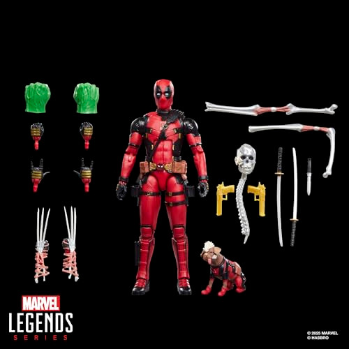 Marvel Legends Series Dogpool And Deadpool Marvel Studios Deadpool and Wolverine Movie Collectible 6Inch Action Figure