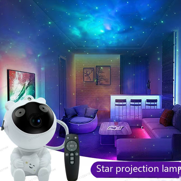 HLKZine Astronaut Guitar Starry Projection Lamp Romantic Atmosphere Night Light Home Bedroom Decor Gift for Kids Couples