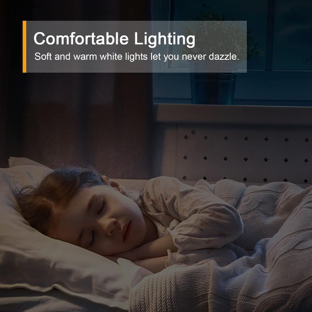Lyridz Rechargeable Motion Sensor Night Light, Cool White LED Stick-on Closet Light with Dusk to Dawn Sensor, 1-20LM Stepless Adjustable Brightness for Bedroom, Wall, Kitchen, Stairs, Hallway, 2-Pack
