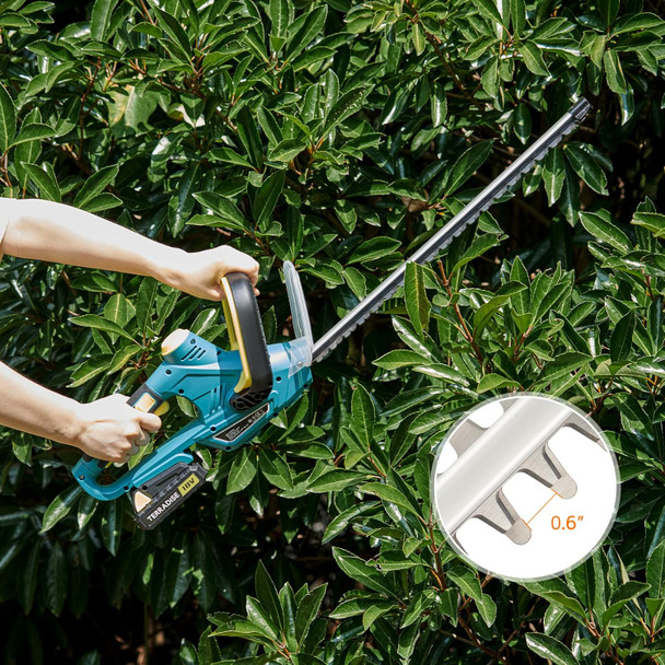 TERRADISE Cordless Hedge Trimmer with 2000mAh Battery Pack and Charger, Gardening Tool for Brush and Hedge Trimming, Electric Bush Cutter with 20" Dual Action Blades for Tree Branches Shrubs More TERRADISE Cordless Hedge Trimmer with 2000mAh Battery Pack and Charger, Gardening Tool for Brush and Hedge Trimming, Electric Bush Cutter with 20" Dual Action Blades for Tree Branches Shrubs More