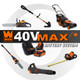 WEN 40415BT 40V Max Lithium-Ion 24-Inch Cordless Hedge Trimmer (Tool Only), Black WEN 40415BT 40V Max Lithium-Ion 24-Inch Cordless Hedge Trimmer (Tool Only), Black