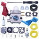 Adefol C1U-W12A Carburetor for Poulan FL1500 FL1500LE 952711486 Craftsman with Adjusting Tool Air Fuel Filter Line Tune Up Kit Gas Leaf Blower 530071629 C1U-W12B