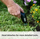 Bell+Howell Bionic Trimmer Handheld, Cordless Rechargeable Garden Grass and Weed String Cutter with Detachable Head for Portable use As Seen On TV